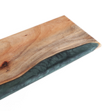 Wood Resin Blueline Platter | Cheese Board