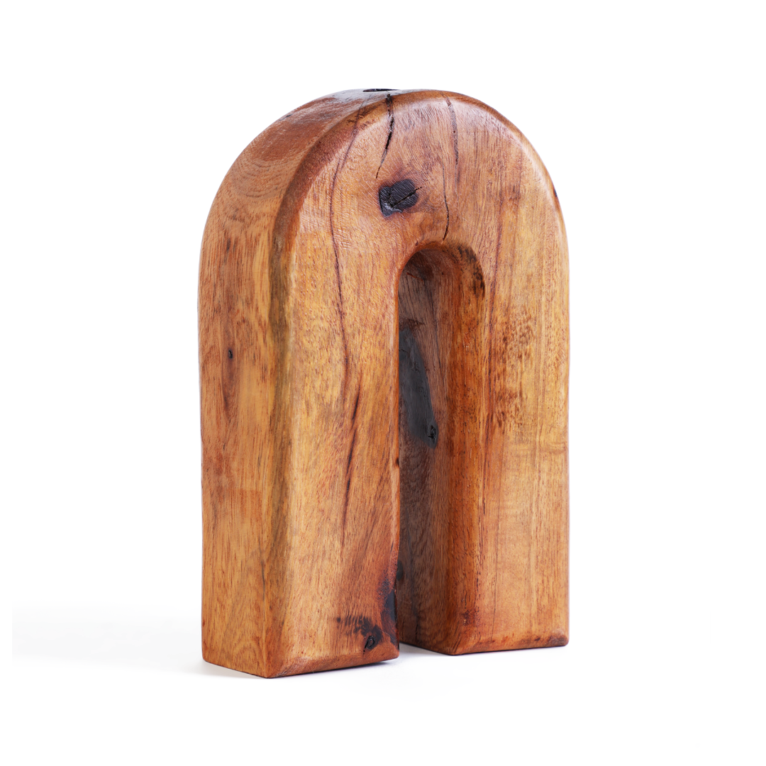 N-Shaped Glass Tube Vase