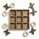 Tic Tac Toe - Wooden Game Board