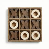 Tic Tac Toe - Wooden Game Board