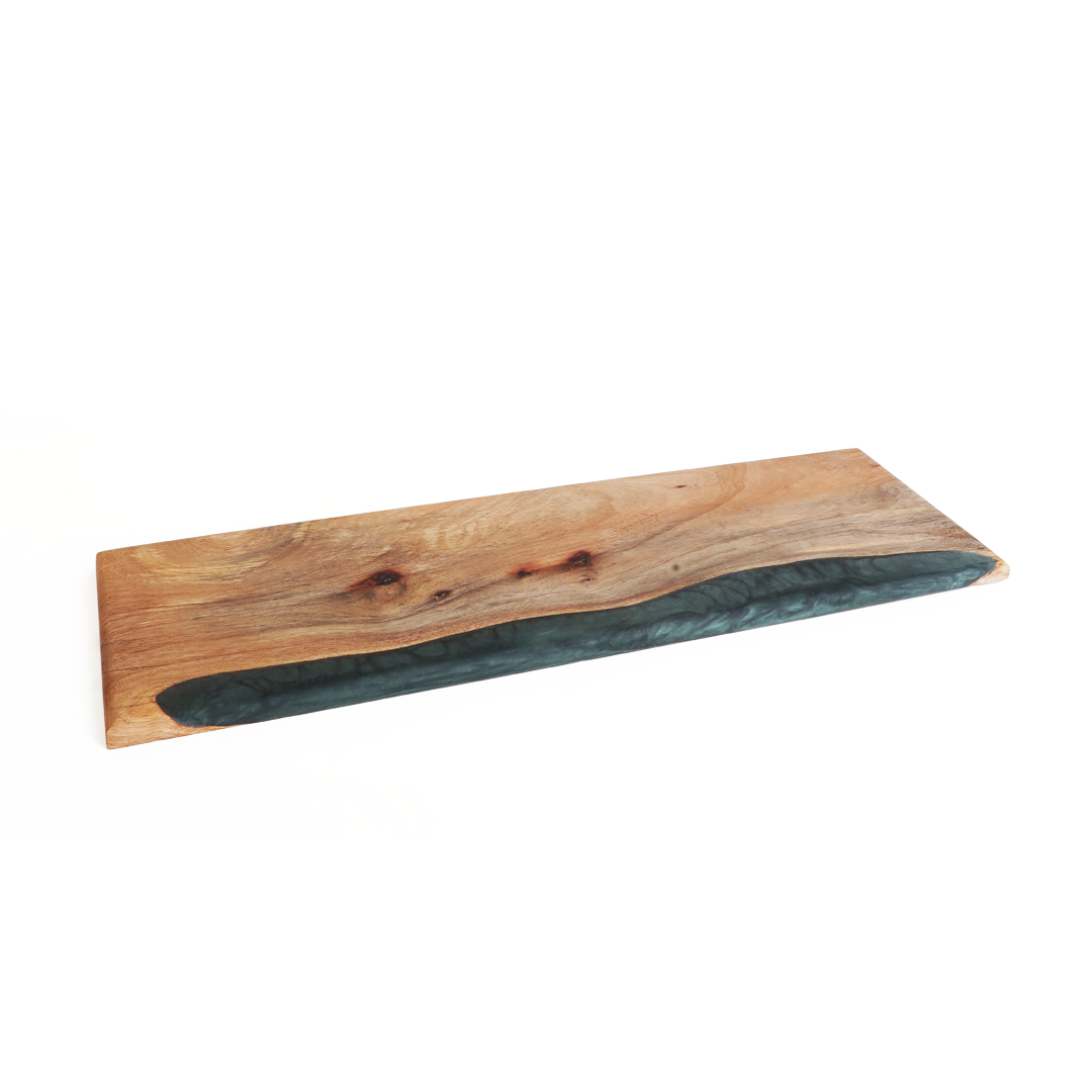 Wood Resin Blueline Platter