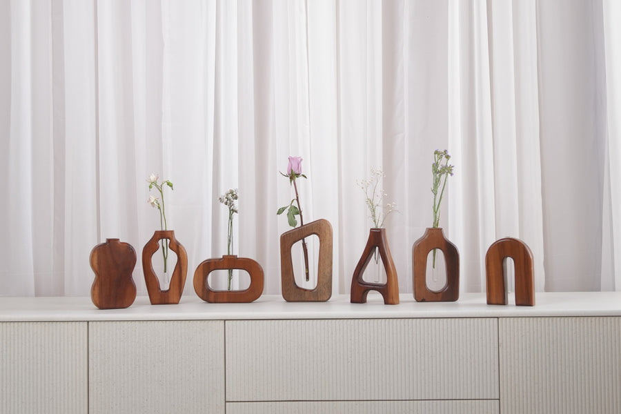 Set of 7 Vases