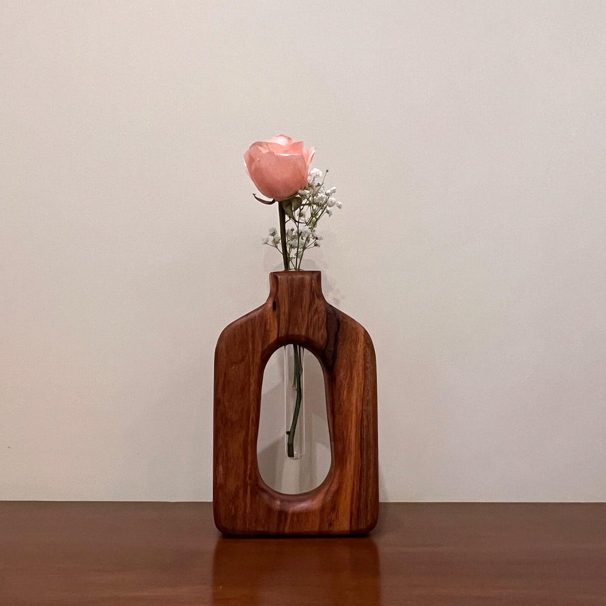 Bottle-Shaped Glass Tube Vase